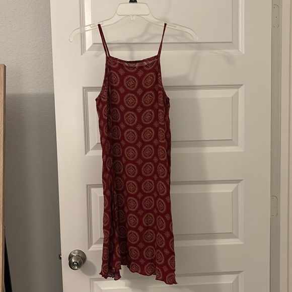 Brandy Melville dark red slip dress SZ small medium made in Italy boho chic - Picture 16 of 16